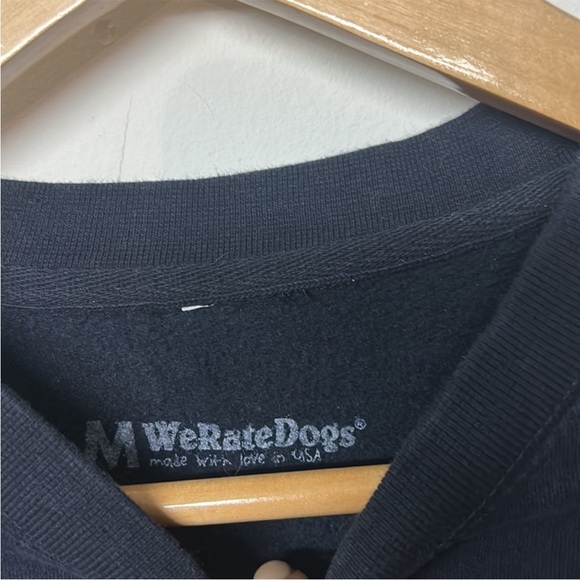 We Rate Dogs Graphic Crewneck Navy Blue Sweater - Picture 6 of 8